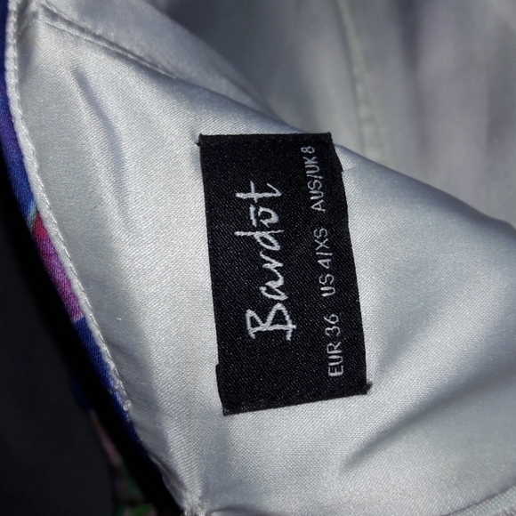 BARDOT Luxe Aquarium Print Dress, 4 - Picture 3 of 7